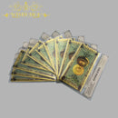 1-10pcs Nice Gifts For 1-100 Bitcoin and Dogecoin With Nice Frame in 24k Gold Foil For Collection