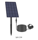 Solarbrunnen mit Wasserpumpe und 3 Sprühköpfen für Teich und Garten