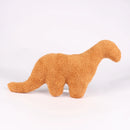 47cm Plush Dino Nugget Pillow Baby Sensory Toys Soft Stuffed Animal Dinosaur Chicken Block Doll Plush Toy Kids Educational Toys