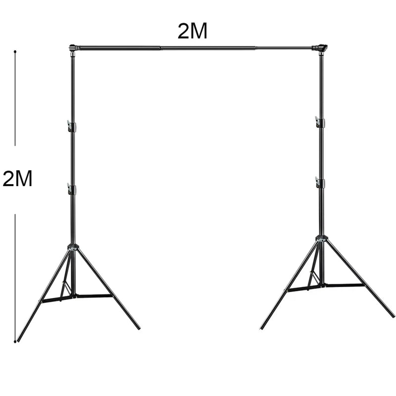SH 2M Super Stable Tripod 2M Foldable Lighting Stand Tripod Photography For Fill Spot Telescopic Crossbar