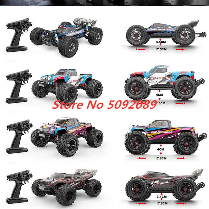 80KM/H Brushless RC Car 4WD Big Electric High Speed Off-Road Climbing Remote Control Drift Car Vehical Truck for Kids Boy Gifts