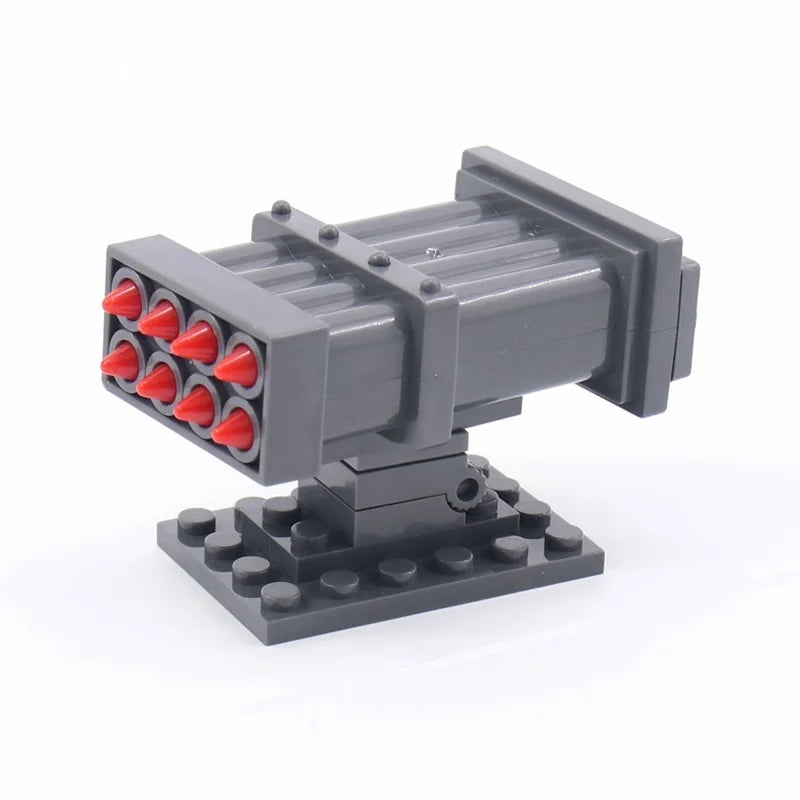 MOC Military Series Missile Launch Equipment Army Accessories Children's Militarys Model Building Blocks Bricks Educational Toys