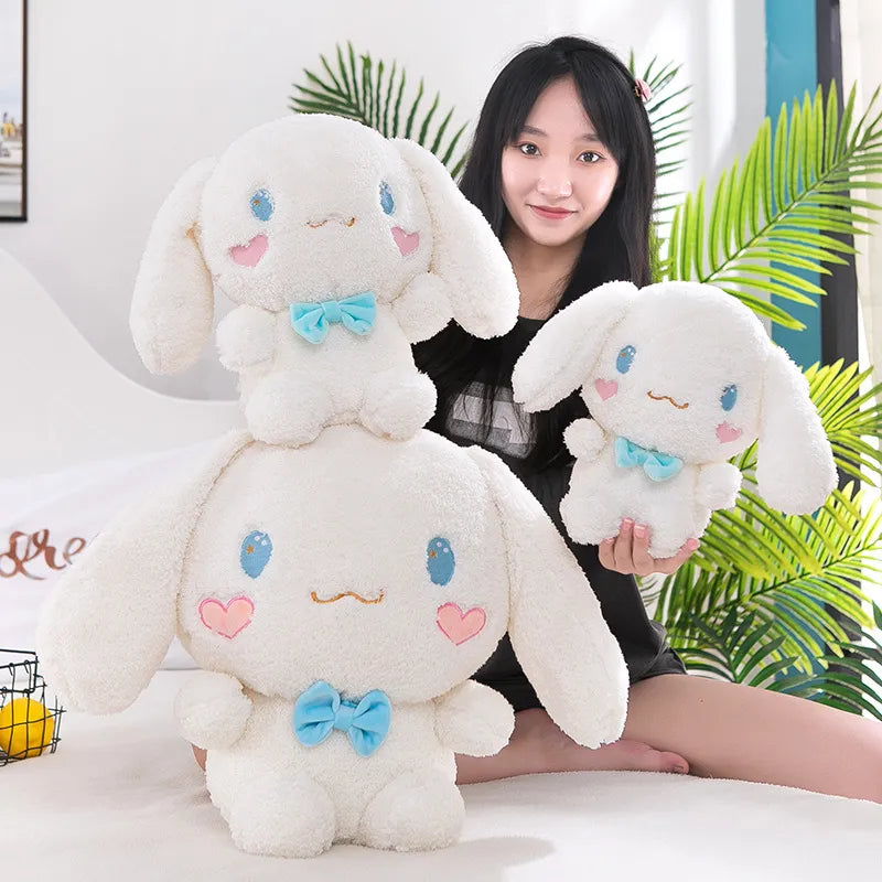 Anime Sanrio Kawaii Cinnamoroll Plush Toys Pillow Action Figure Stuffed Animal Comfort Soft Doll Children Toys Christmas Gift