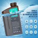 SUNLU 2KG Water Washable / Water Washable ABS Resin Resin 1000G/Bottle 405nm Rapid UV-Curing Photopolymer Resin For LCD 3D Print