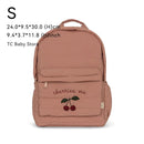 KS Baby Backpack 2024 New Kids Schoolbag Kindergarten Bags Brand Traveling Mom Cherry Lemon Children's Boys Girls Storage