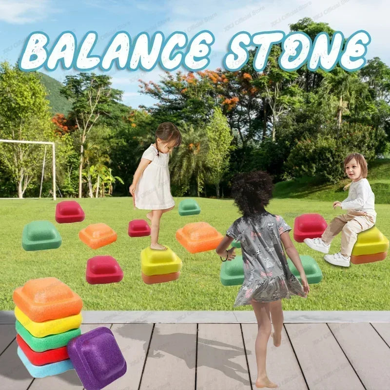 New Sports Baby Toys Balance Gift 1/2/3Pcs Children's Training Foam Step Sensory Tube Assisted Outdoor Game Stacking Stones Gift