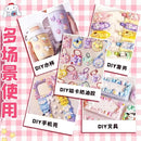 Sanrio Anime 3D Decoration Sticker Cute Cartoon Kuromi Melody DIY Phone Case Water Cup Accessories Material Pack boys Girl Gift