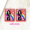 10Pcs Halloween Charms Two Side Print Acrylic Creative Pendant For Necklace  Keychain Diy Making