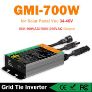 HelioGrid GMI Series | MPPT Solar Grid-Tie Microinverter 300W-700W Pure Sine Wave