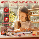 Rolife DIY Miniature 3D Wooden Puzzle Kit with LED Light | Creative Craft Store Model