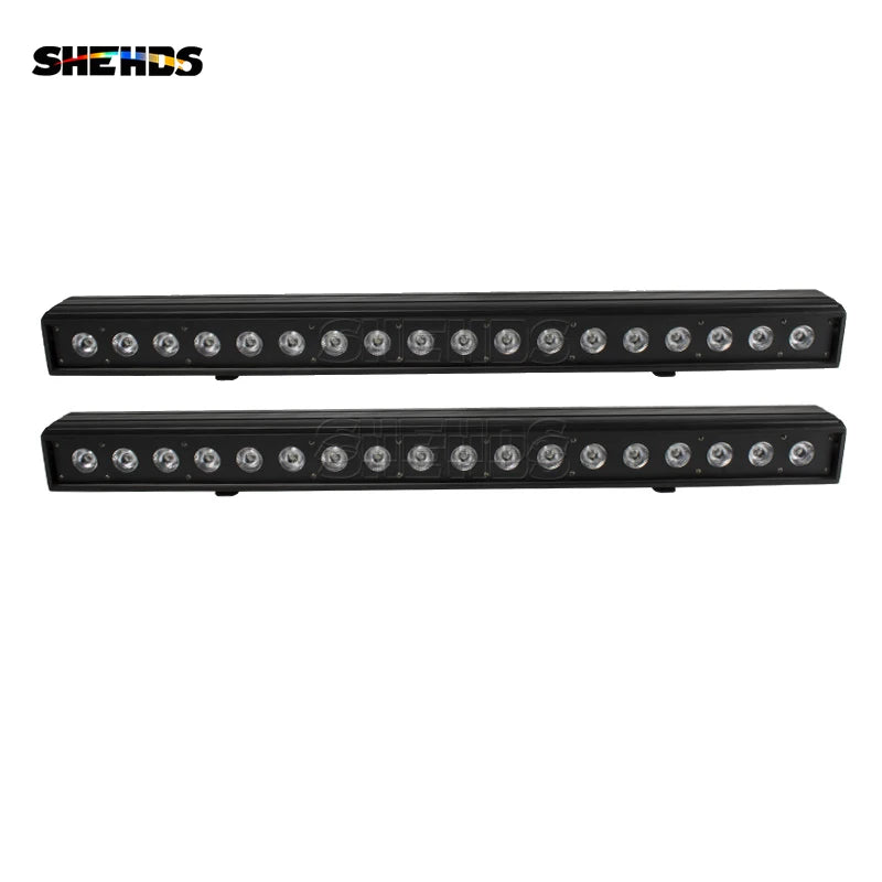 SHEHDS 1/2/4pcs LED 18x18W Wash Wall Floodlight DMX512  Flood Down Lighting for Dj Disco Wedding Christmas Lights Audience