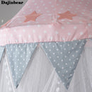 Babyzimmer Moskitonetz Kinderbett Vorhang Baldachin Rundes Gitterbett Netz Betthimmel Baldachin Dekoration Mädchen Schlafzimmer Accessoires Dropship