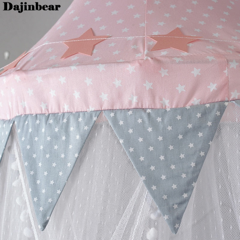 Baby Room Mosquito Net Kid bed curtain canopy Round Crib Netting bed tent baldachin Decoration girl bedroom accessories Dropship