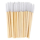 50 Pieces Eco-friendly Disposable Other Cleaning Mouse Wands Bamboo Handle Wooden Lash Spoolies Applicator Eyelash Mascara Brush