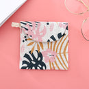 Damen kleines Kosmetiktaschen-Set Reißverschluss Mädchen Mini-Binden Make-up Lippenstift Taschen Reise Kopfhörer Münz-Organizer Beutel
