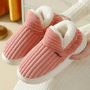 Warm Furry House Slippers Women Men Winter New Fashion Comfort Plush Slippers Home Indoor Outdoor Soft Thick Sole Cotton Shoes