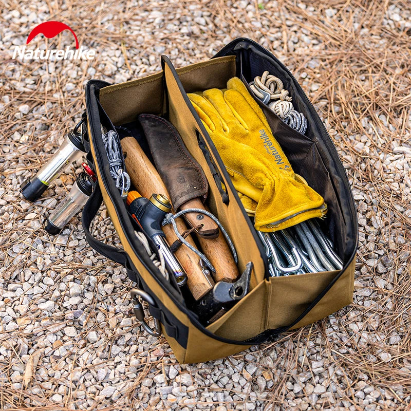 Naturehike Camping Tools Storage Bag Folding Multi-function Accessoires Box Portbale Camping Bags Outdoor Hiking Tool Box