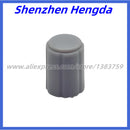 10 Piece 11.5 * 15mm Black Gray Plastic Knob Half Handle D-Shaped Inner Hole 6mm Potentiometer Switch Adjustment Knob