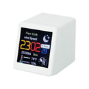 Smart Weather Clock with Electronic Photo Album WiFi Networking Animation Display Desktop Weather Station Automatic Update Ornament