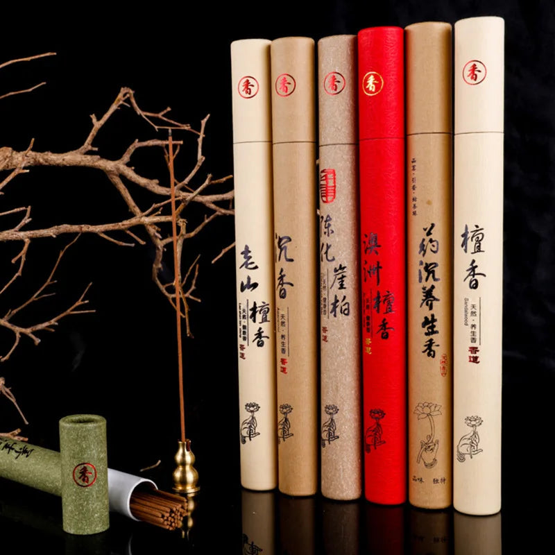 New 20g Stick Incense Artificial Plant Aromatherapy Refreshing Scent Sandalwood Tranquilize Mind Use In The Home Office Bedroom