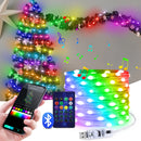 WS2812B Bluetooth USB Music Dream Color Light 5V RGBIC LED String 5/10/20m Christmas Birthday Party Garland Decor Fairy Lights