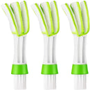 3pcs Car Cleaning Brush Air Conditioning Vent Brush Cleaning Air Outlet Vent Wash Brushes Universal Car Interior Detailing Tools