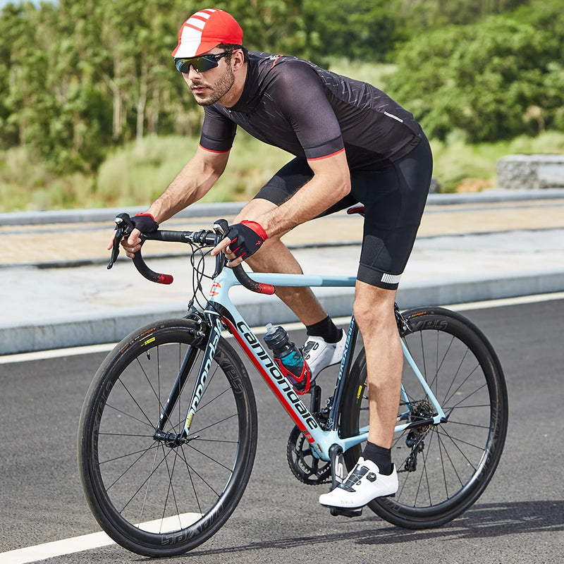 RION Cycling Bibs Shorts Mountain Bike Breathable Men's Padded Bike Tights Triathlon Man Pro Licra Bicycle Shorts MTB Clothes