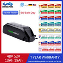 New Original EBike Battery 48V15AH  52V 13A  15AH  Grade A Brand 2500 Cells Pack Battery Pack for  1500W 1000W 750W 350W  Motor