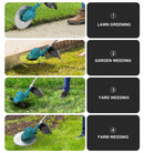 Gisam 10Inch Brushless Electric Lawn Mower 36000RPM Grass Trimmer Length Adjustable Garden Power Tool For Makita 18V Battery Pin