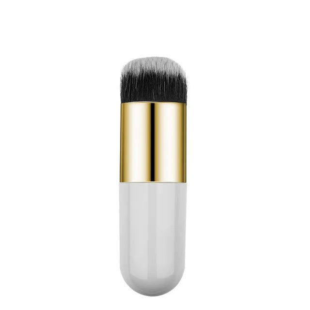 New Chubby Pier Foundation Brush Flat Cream Makeup Brushes Professional Cosmetic Make-up Brush Concealer Blending Blush Brush