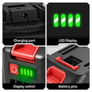 ONEVAN 15000mAh 22500mAh Lithium Ion Battery Rechargeable Battery With Charger Electric Wrench Power Tool For Makita 21V Battery Pin Tool