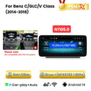 NaviFly Android 14 Auto GPS Navigationsradio Stereoanlage für Mercedes-Benz C-Klasse W205 GLC X253 V-Klasse W446 Drahtloses CarPlay 4G