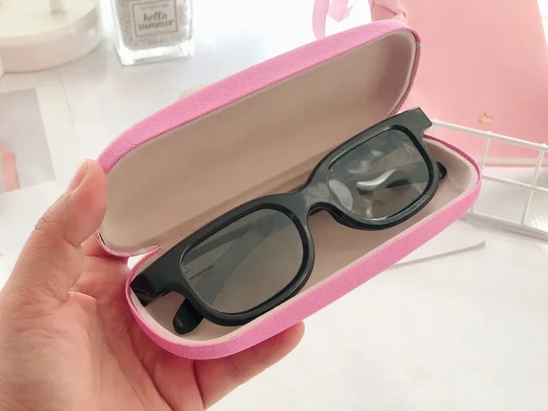 Stitch Disney Anime Lilo & Stitch Printed Glasses Case Hard Shell Protective Case Student Glasses Storage Box Girl Kids Gift