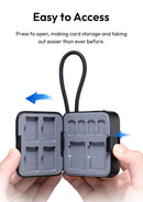 Ulanzi CRC10 3-in-1 Card Reader Case CFA/SD/TF 13 Card Holders with USB3.2 Gen2 Interface High-Speed Data Transmission Chips