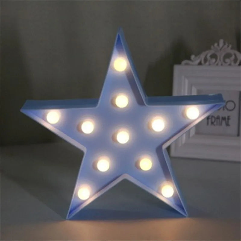 Kids Room Decor Cloud Star Moon LED Night Light Baby Children Bedroom Rainbow Cloud Christmas Night Light Wedding Decoration