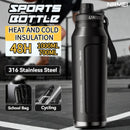 The Trail Keeper | 1L Double-Wall Vacuum Insulated Sports Water Bottle