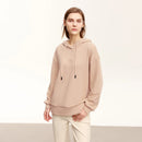 AMII Freizeit-Hoodies Damen Herbst 2025 Neu Locker Besticktes Damen-Sweatshirt Warm Vielseitig Langarm-Oberteile Damen 12524005