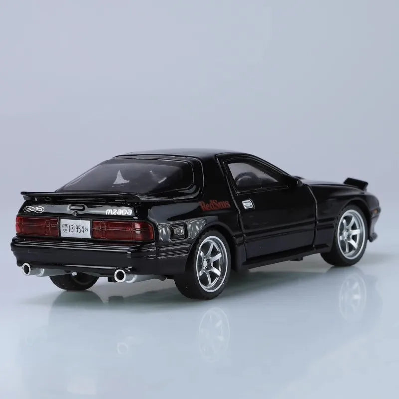1:32 Mazda RX7 AE86 JDM Mazda MX5 Car Model Alloy Car Die Cast Toy Car Model Sound and light Children's Toy Collectibles
