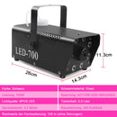 U'King 700W Upgrade Smoke Machine 8PCS RGB Colorful LED Fogger Wireless Remote Control Fog Machine For DJ Disco Wedding Party