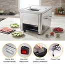 The Precision Slicer | 850W Stainless Steel Commercial Meat & Vegetable Cutting Machine