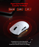 KYSONA Jupiter SE Tri-Mode Gaming Mouse PAW3311 24000DPI 46g Ultra Lightweight Wireless Bluetooth Wired Mouse For Big Hands Game