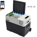 SucceBuy 30L 40L 50L Mini Car Refrigerator Small Fridge Freezer Portable Compressor Cooler 220V for Driving Camping Picnic