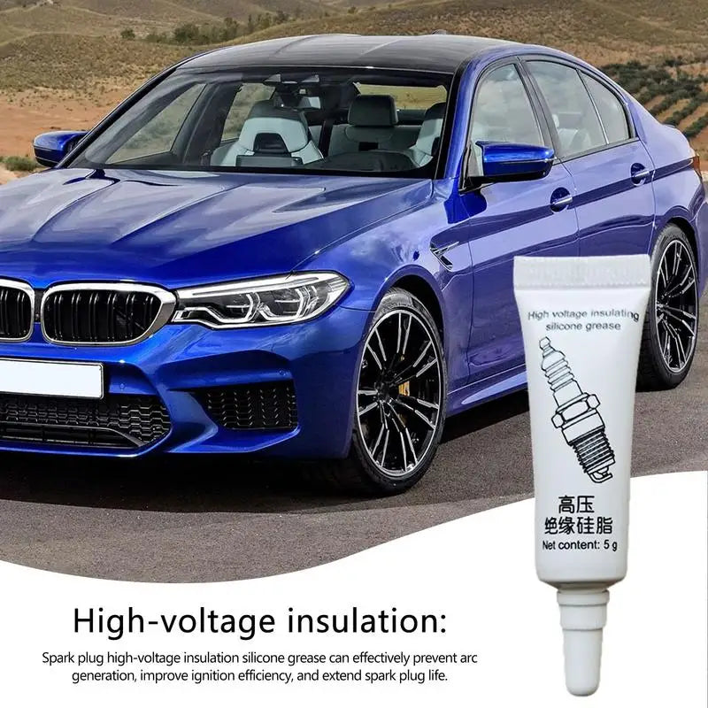 Spark Plug Grease Waterproof Electrical Contact Grease High-voltage Insulation Dielectric Sealant High-Temperature O Ring Grease