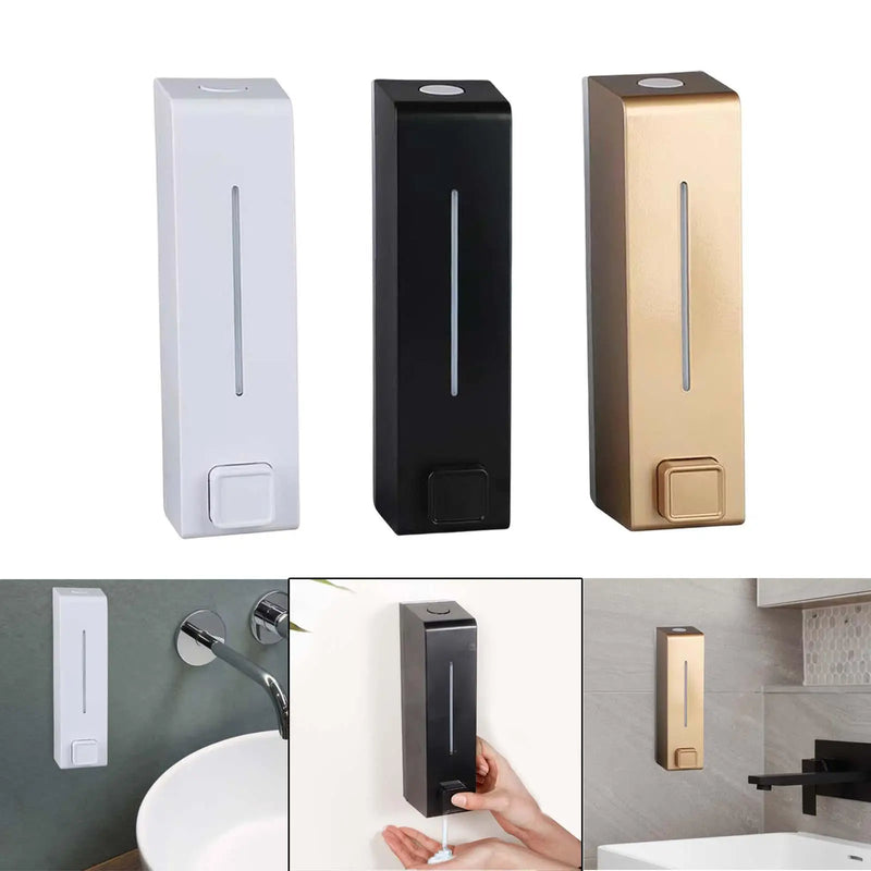 600ml Manual Liquid Soap Dispenser Wall Mounted Hand Soap container Lotion Bottle for Bathroom Toilet Hotel Commercial