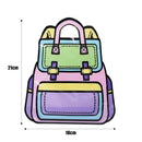 1-10pcs Creative School Bags Shape Cookie Candy Bags Plastic Zipper Bag Cartoon Portable Seal Bag Kids Birthday Gifts Decoration