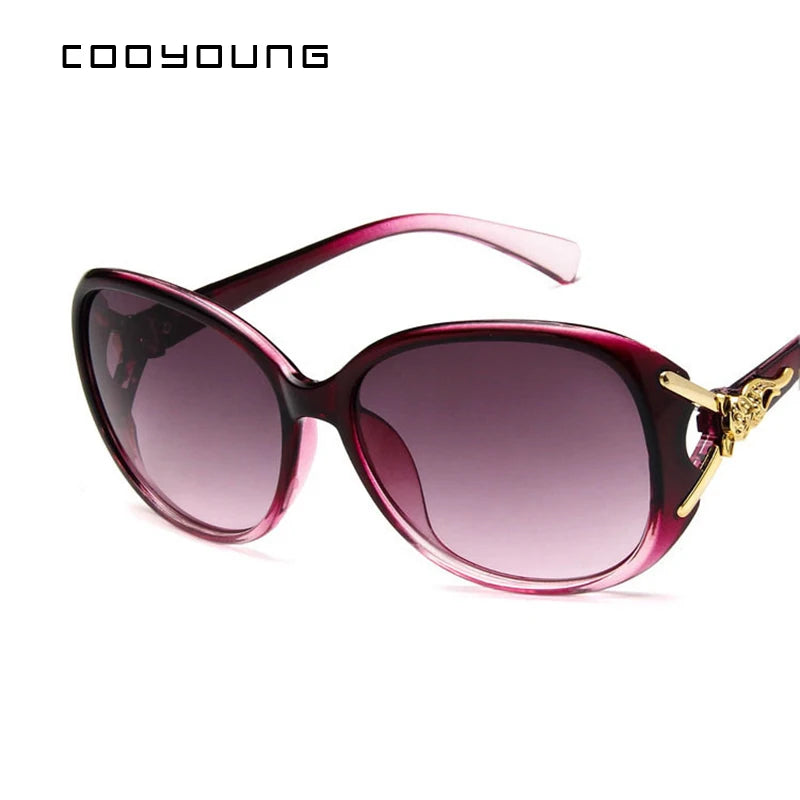 New Women's Sunglasses Fashion Classic Diamond Large Frame  Anti-UV  Driving Ladies Sun Glasses Female UV400