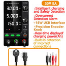 60V 20A Adjustable Laboratory Power Supply, 1200W High-precision Bench Power Supply for Battery Charging, OCP, Memory Storage