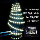 Light For Bambu lab p1p p1s X1C LED Lights Strip LED Light Kit 5V 150cm IP44 Lighting Lamp Super bright For Bamboo Lab