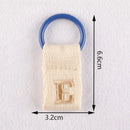 1Pc Aesthetic Initial Embroidery Alphabet Keychains Fabric DIY 26 Letters Unique Keyring Charms For Pouch Bags Accessories Gift