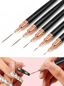 Ultra Fine Nail Art Liner Brushes Set, Professional Thin Line Painting Pens, Manicure Tools for Nail Art Design & Detail Drawing
